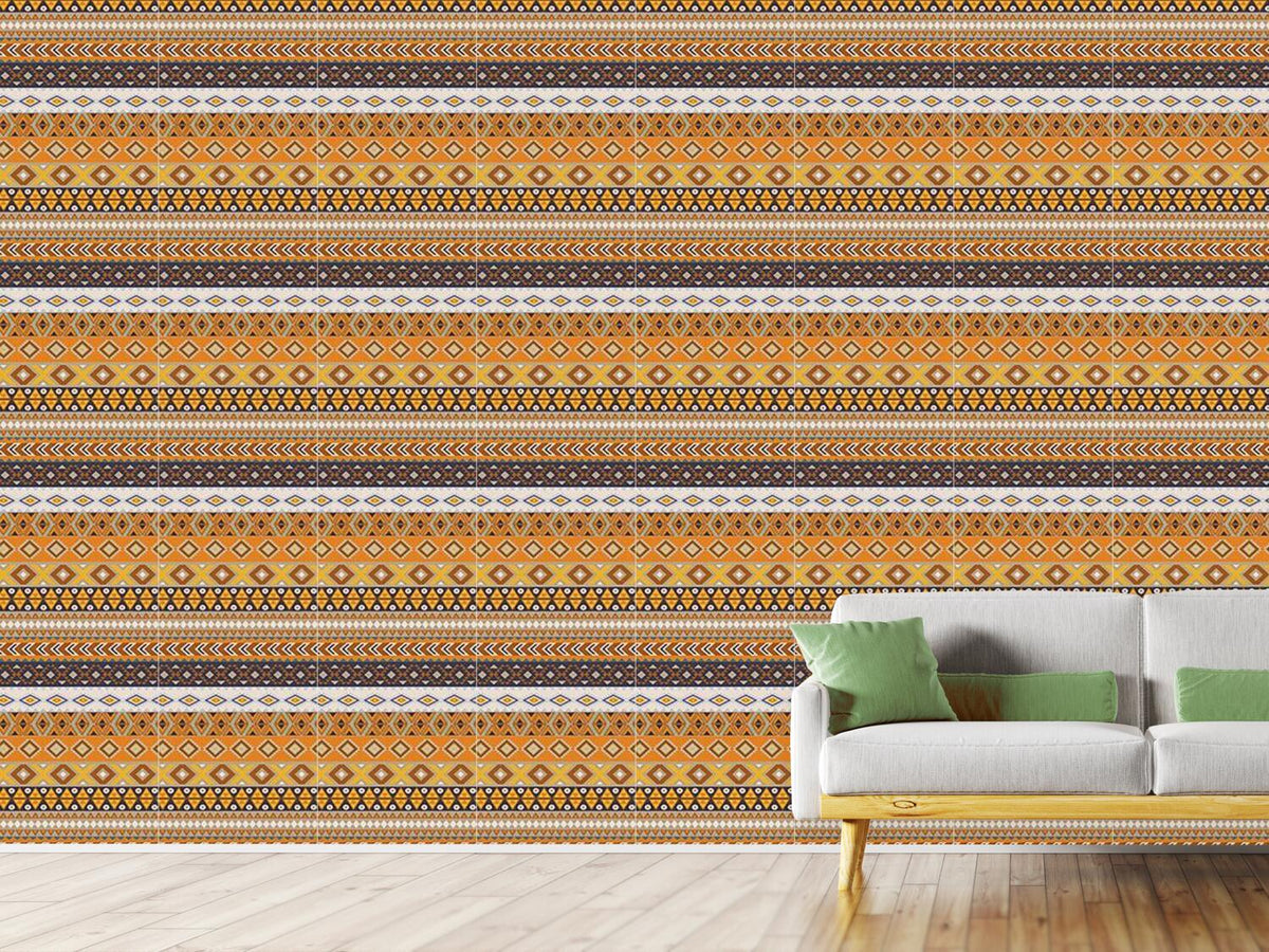 patterned-wallpaper-earthy-ethno-stripes