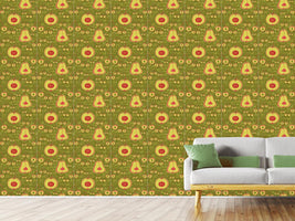 patterned-wallpaper-fruit-garden-green