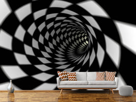 photo-wallpaper-abstract-tunnel-black-white