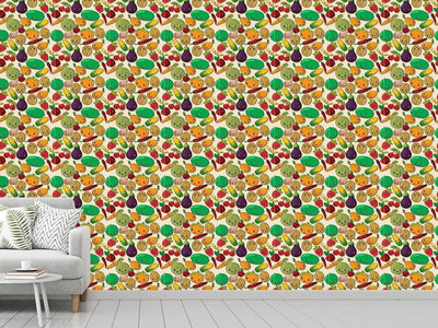 patterned-wallpaper-kawaii-veggies