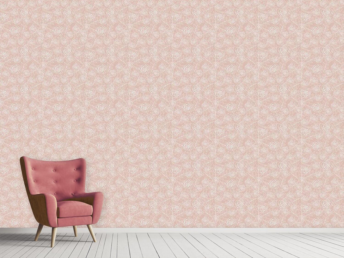 patterned-wallpaper-rose-engraving