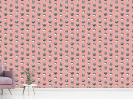 patterned-wallpaper-potted-succulents