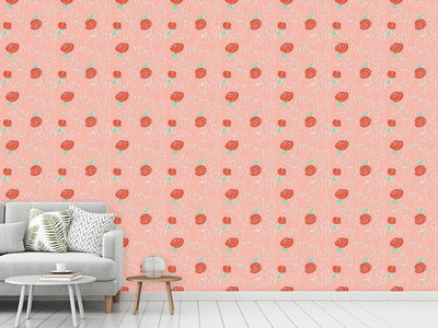 patterned-wallpaper-nostalgic-rose-garden