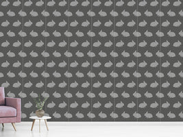 patterned-wallpaper-grey-rabbits