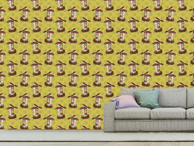 patterned-wallpaper-lucky-mushrooms