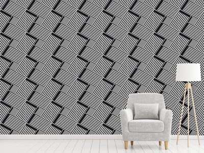 patterned-wallpaper-on-the-parquet