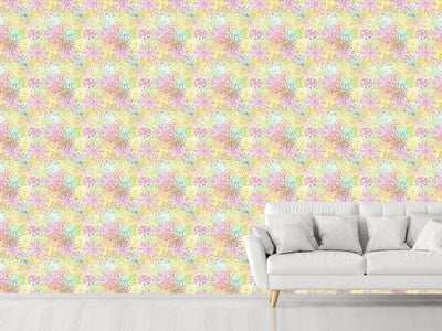 patterned-wallpaper-coral-stars