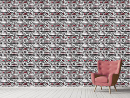 patterned-wallpaper-scotish-rose-check