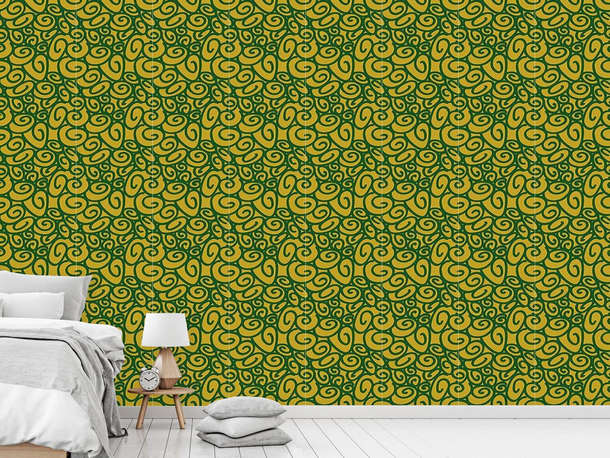 patterned-wallpaper-beginning-and-end-green