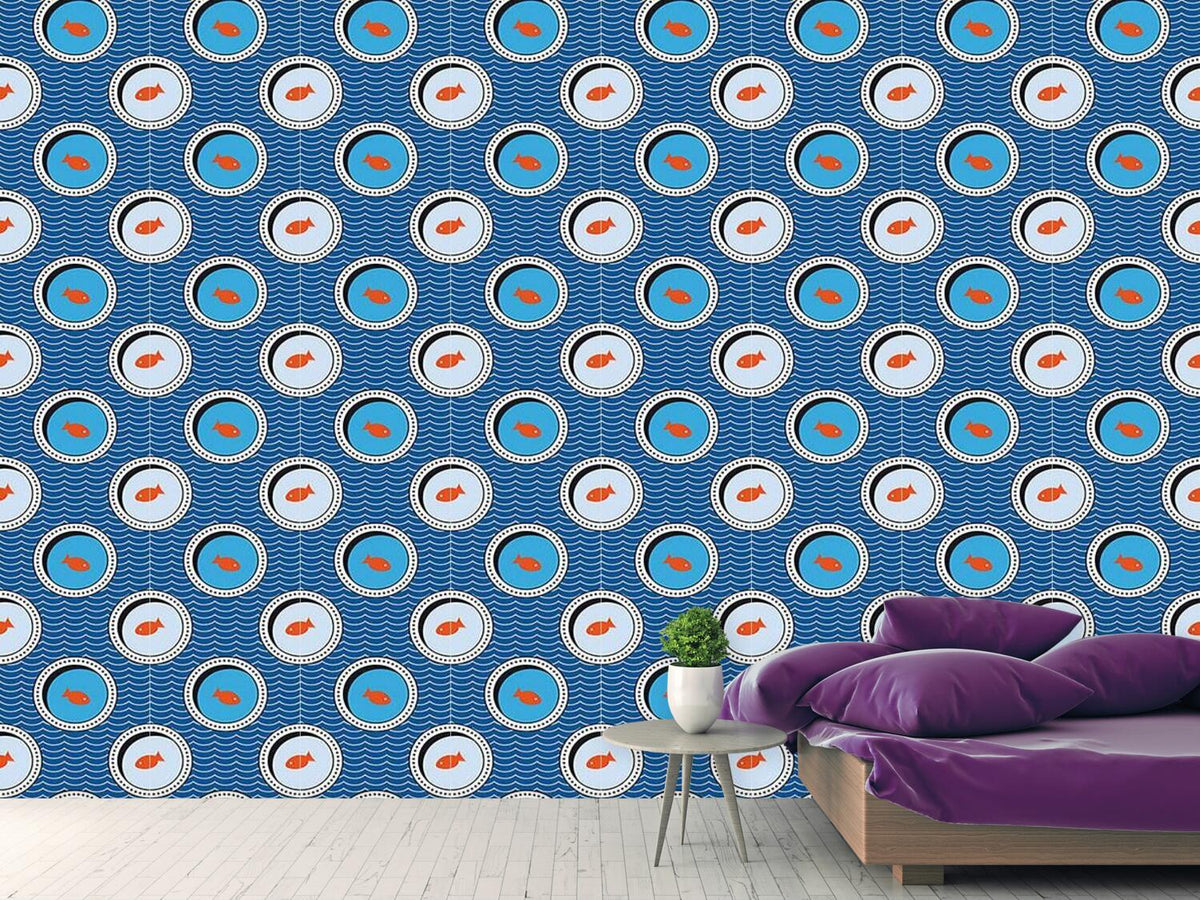 patterned-wallpaper-portholes-of-the-goldfish-pond