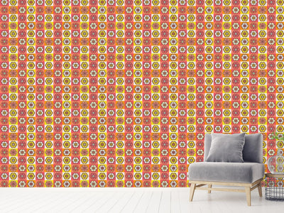 patterned-wallpaper-bohemian-flower-patchwork