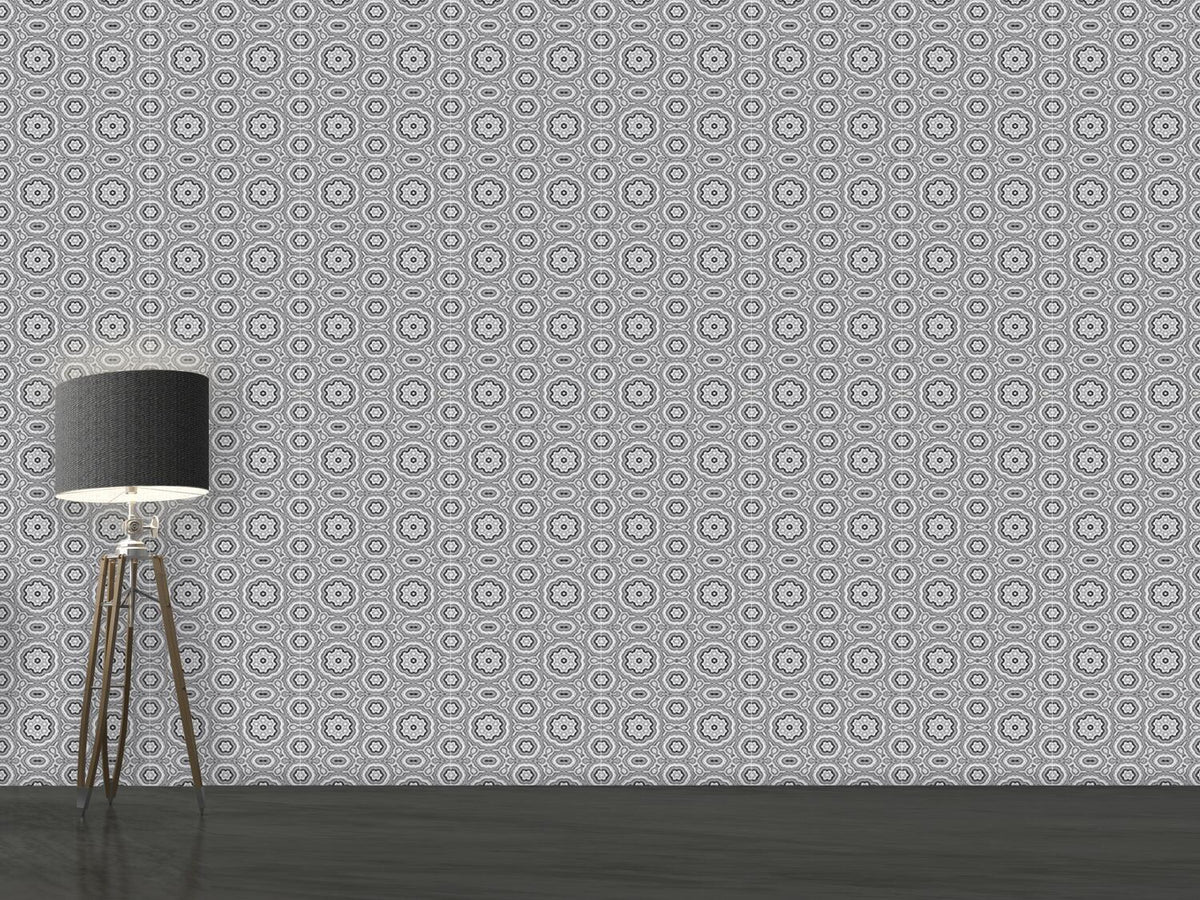 patterned-wallpaper-kaleidoscope-monochrome