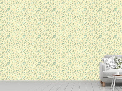 patterned-wallpaper-yellow-summer-rain