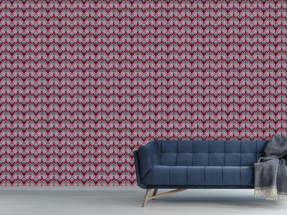 patterned-wallpaper-pink-maori