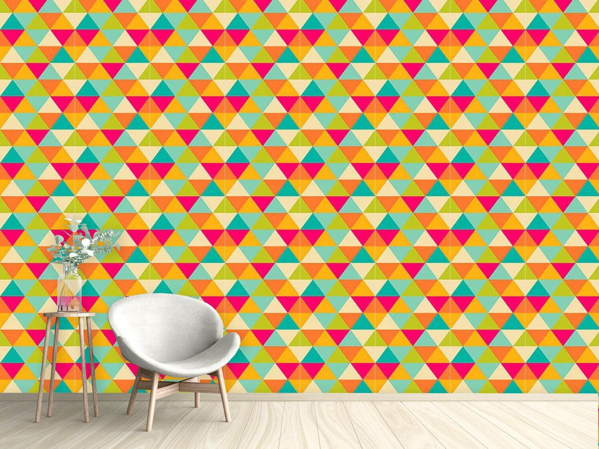 patterned-wallpaper-triangles