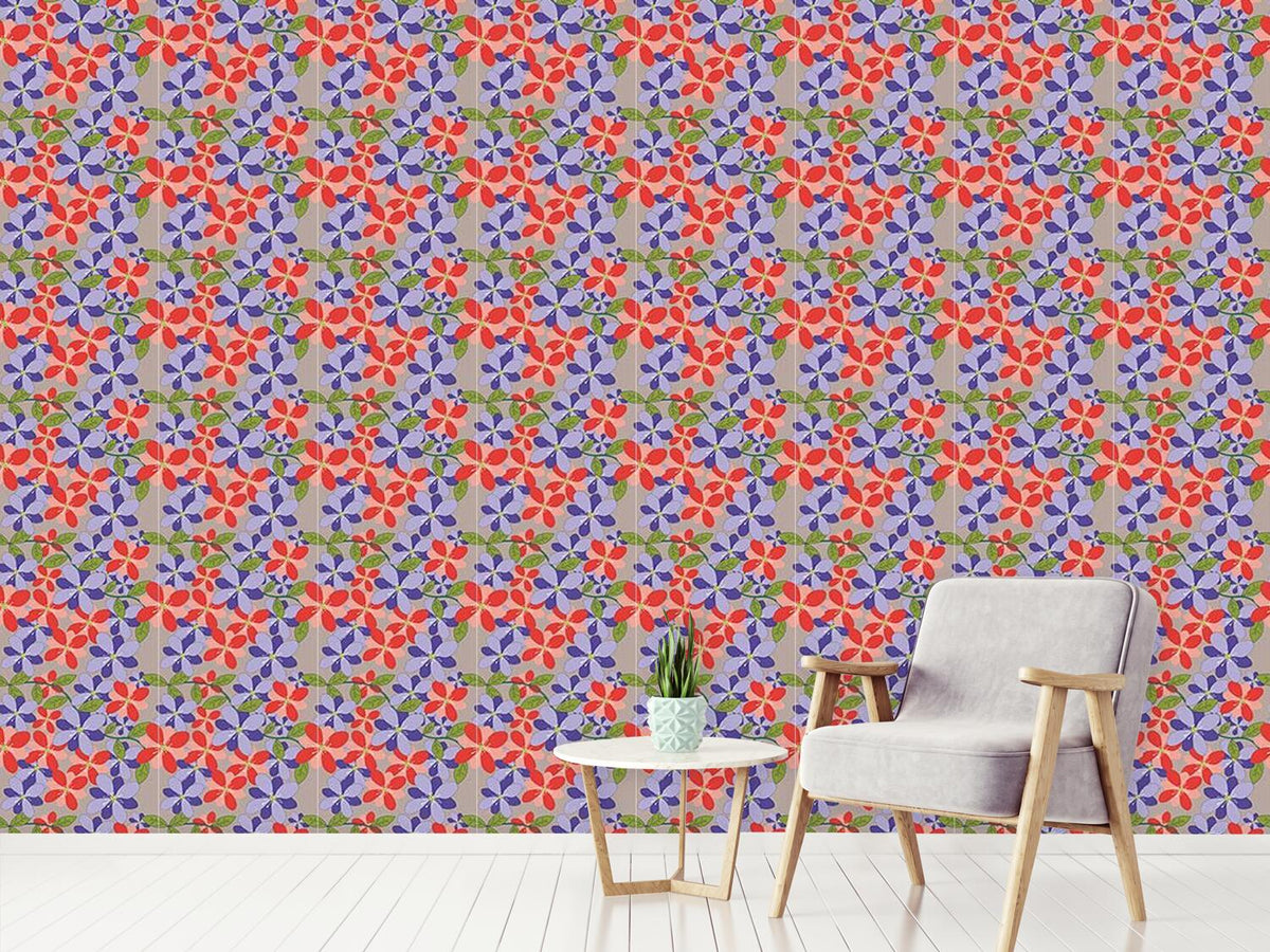 patterned-wallpaper-flower-petals-grey