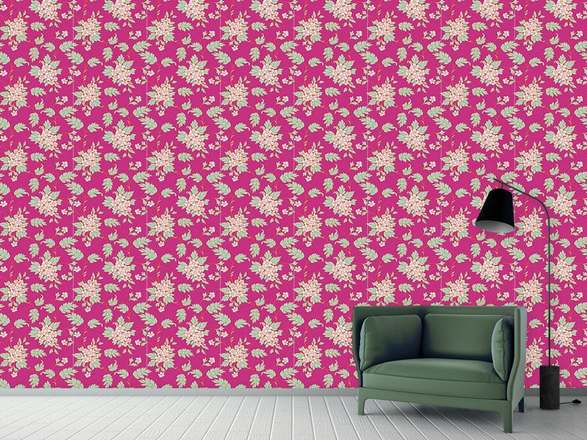 patterned-wallpaper-bouquetpink