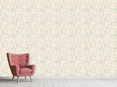 patterned-wallpaper-flying-goose-outline