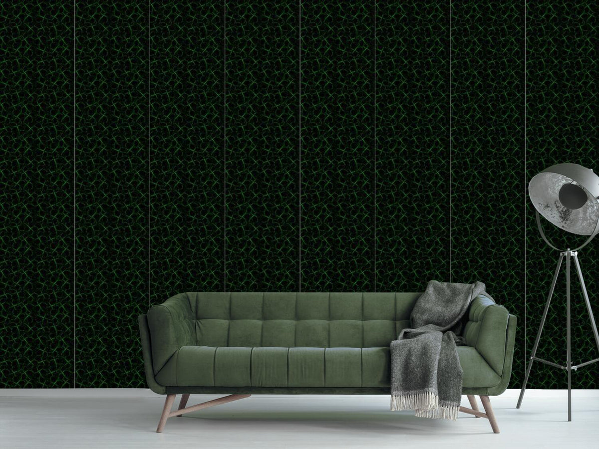 patterned-wallpaper-shamrock-silhouettes