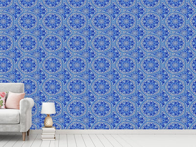 patterned-wallpaper-gzhel-ceramics