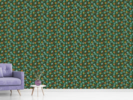 patterned-wallpaper-christmas-crystals-green