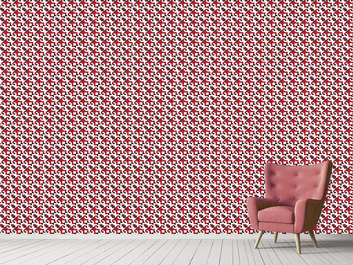 patterned-wallpaper-tesselating-figures