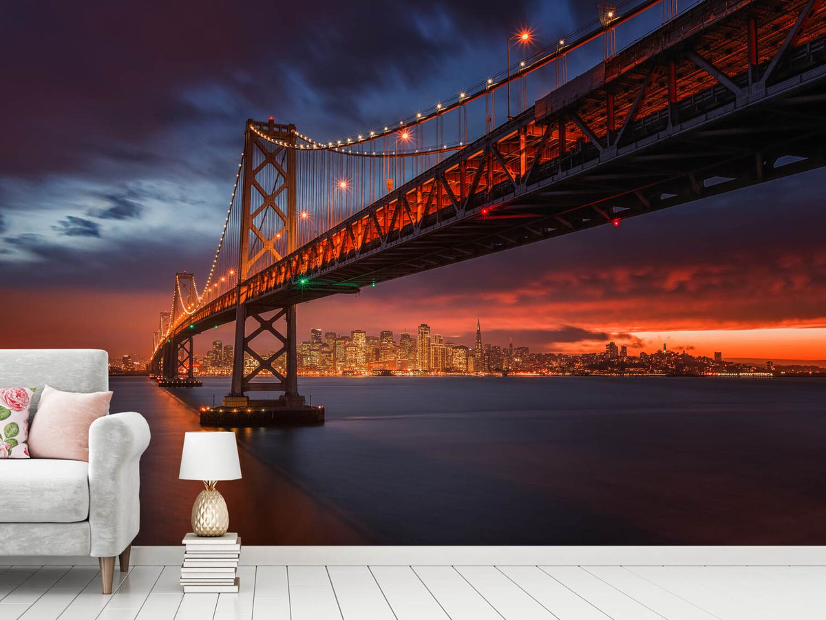 photo-wallpaper-fire-over-san-francisco