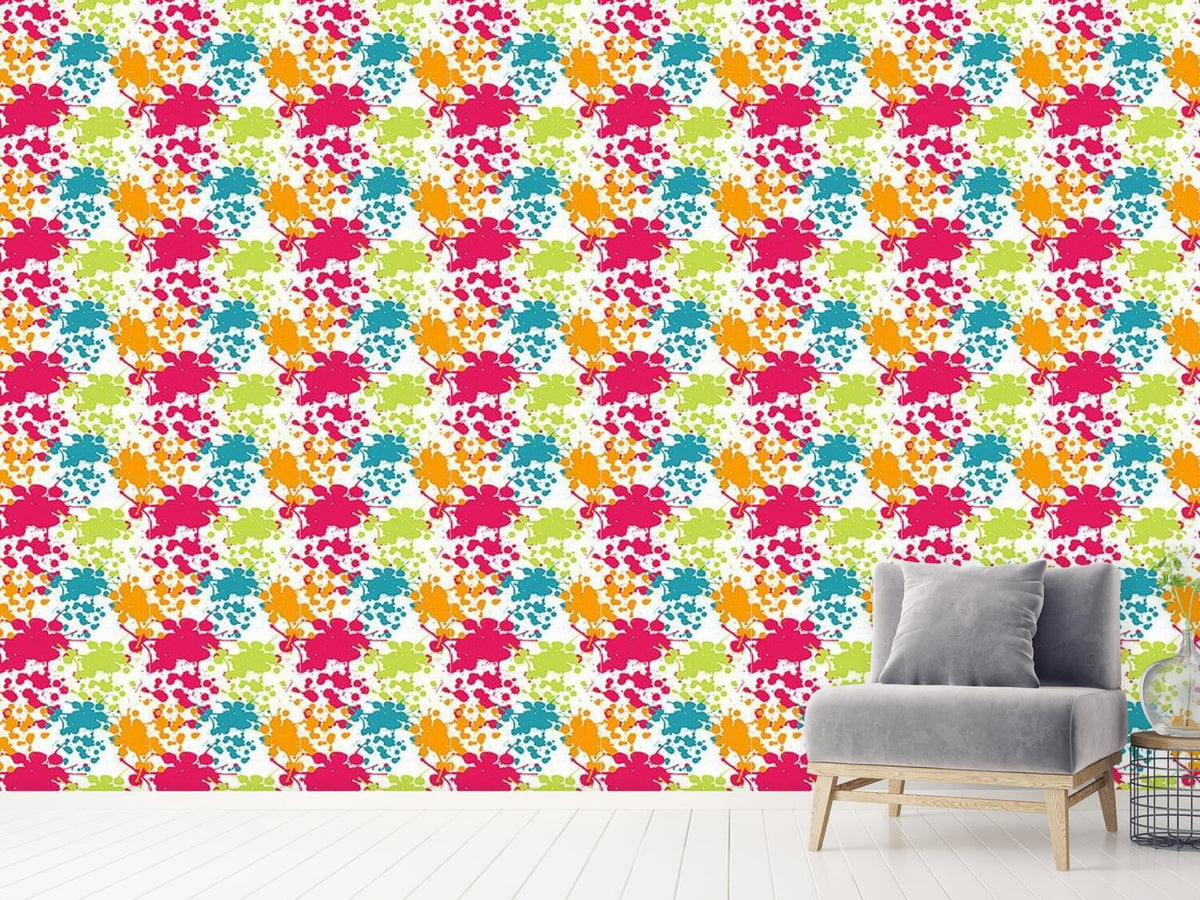 patterned-wallpaper-spray-paint-splashes