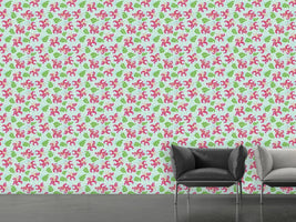 patterned-wallpaper-pink-lily