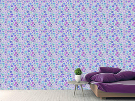 patterned-wallpaper-fractal-snowflakes