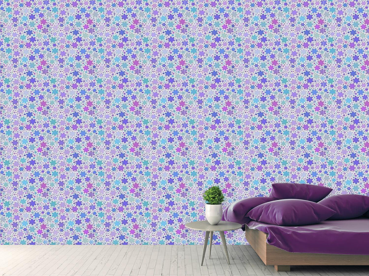 patterned-wallpaper-fractal-snowflakes