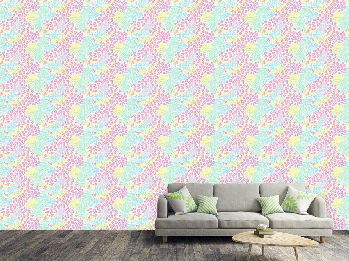 patterned-wallpaper-cat-meets-zebra