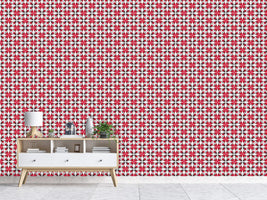 patterned-wallpaper-poinsettias