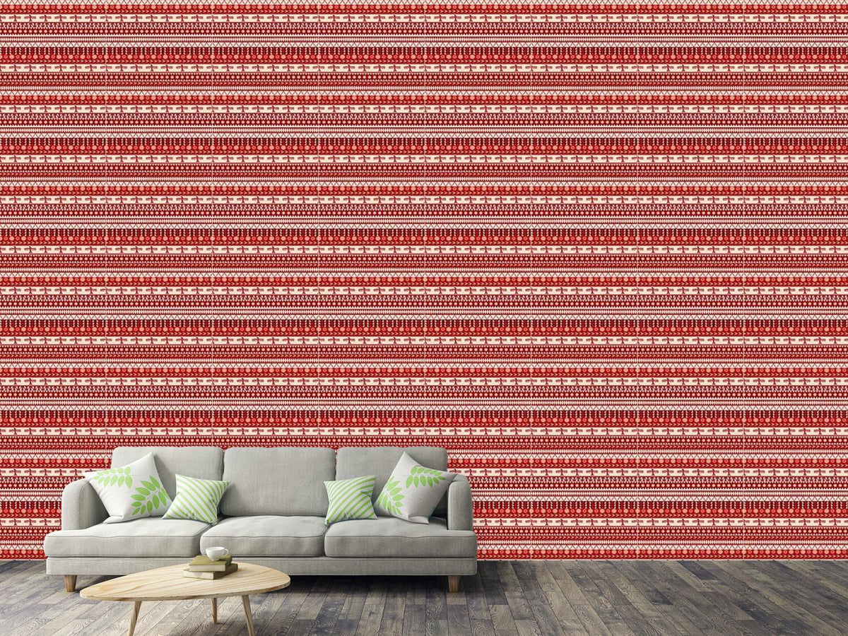 patterned-wallpaper-indian-christmas