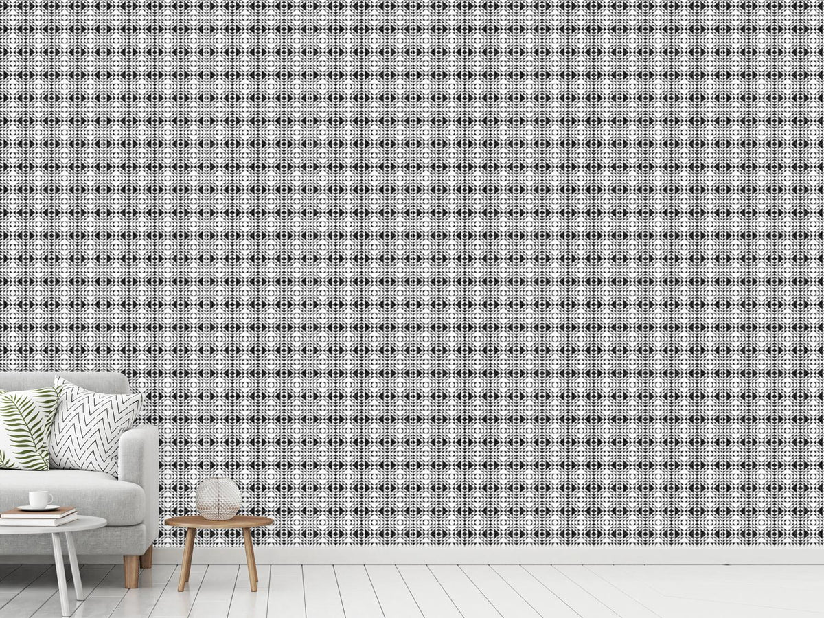 patterned-wallpaper-triangle-monochrome