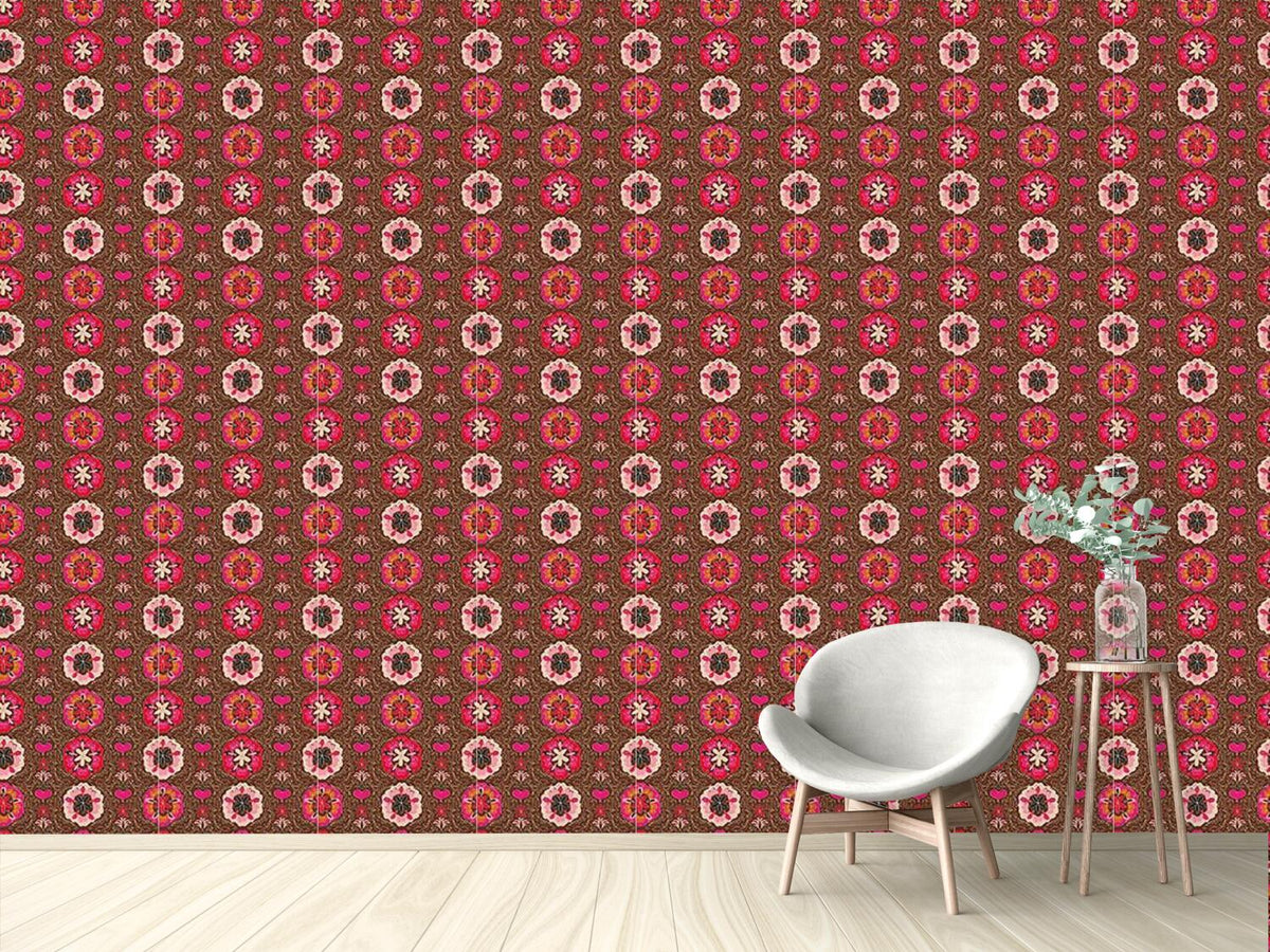 patterned-wallpaper-floralie-brown