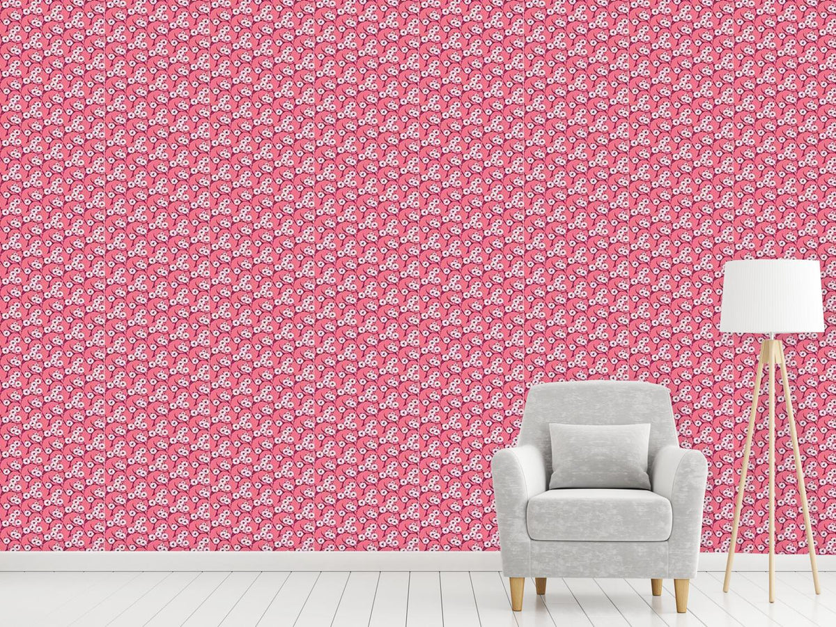 patterned-wallpaper-une-chanson-en-rose