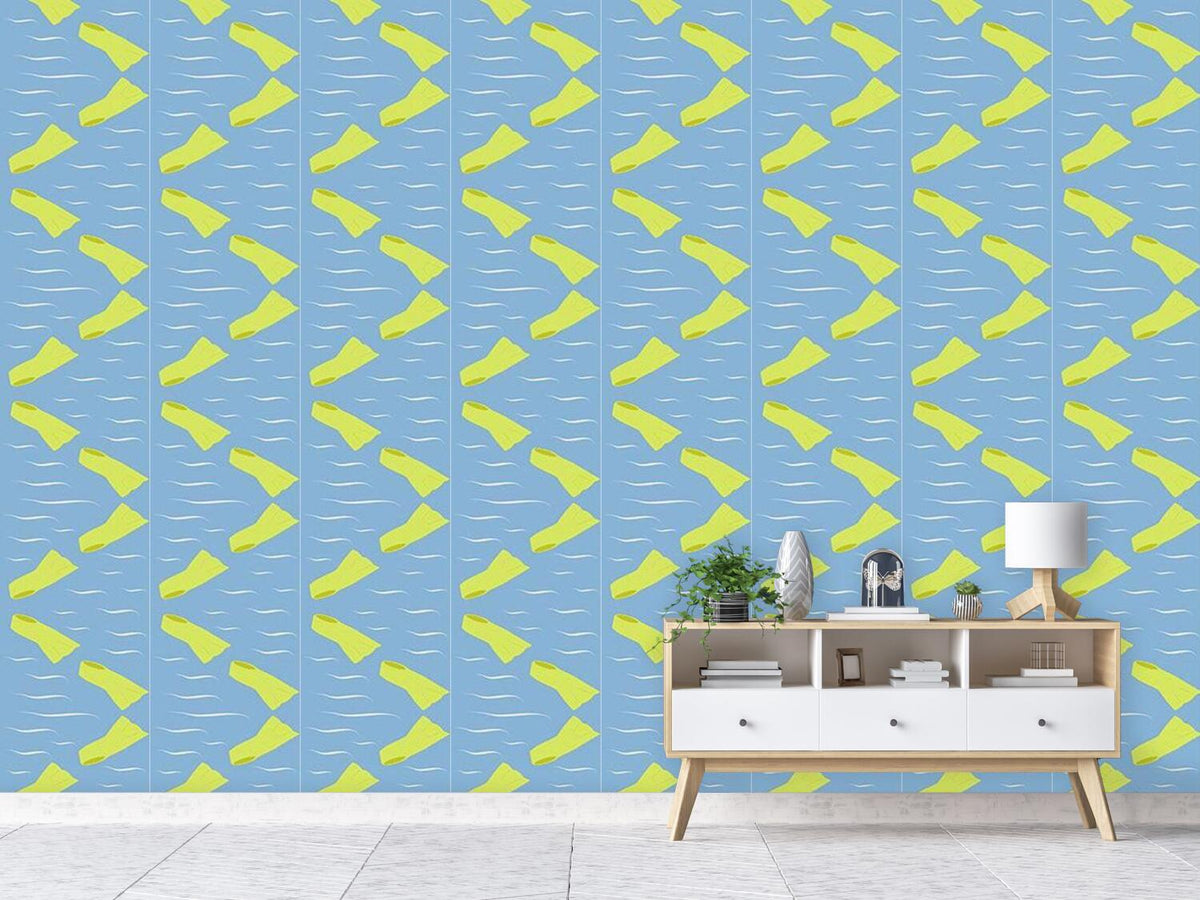 patterned-wallpaper-duck-feet-season