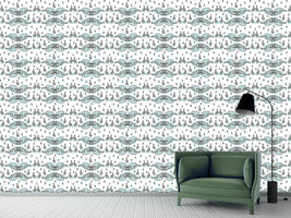 patterned-wallpaper-swan-lake