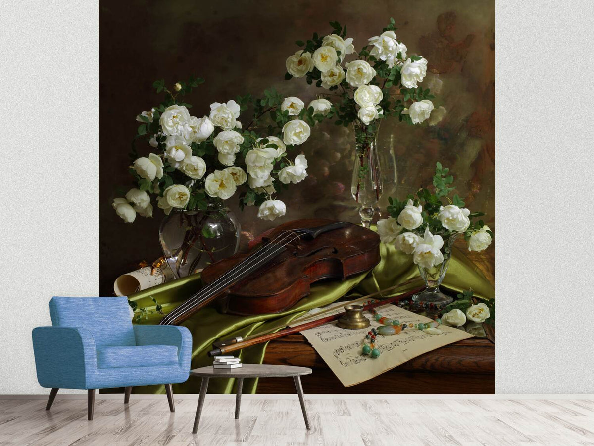 photo-wallpaper-still-life-with-violin-and-flowers