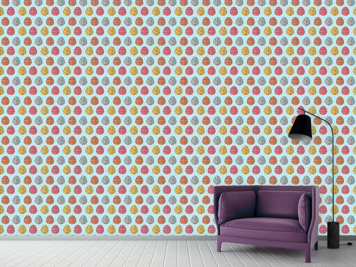 patterned-wallpaper-colorful-easter-eggs