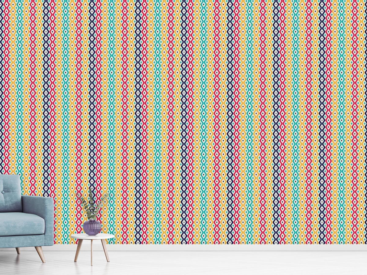 patterned-wallpaper-check-decor