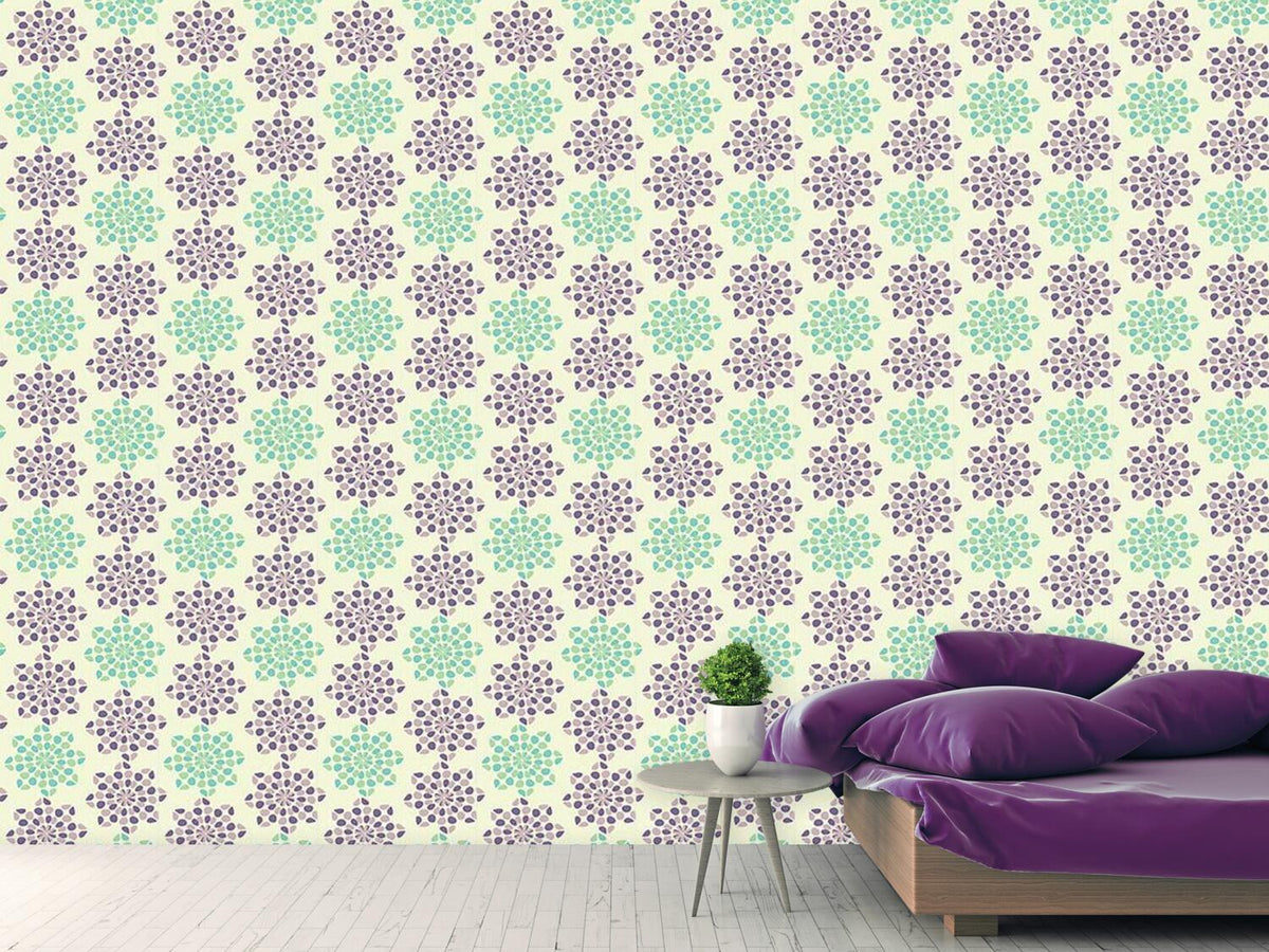 patterned-wallpaper-dotty-flowers