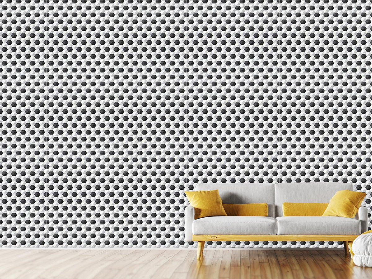 patterned-wallpaper-hexagon-honeycomb