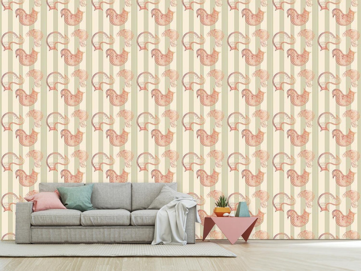 patterned-wallpaper-dancing-birds