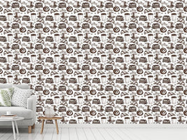 patterned-wallpaper-vintage-coffee-break