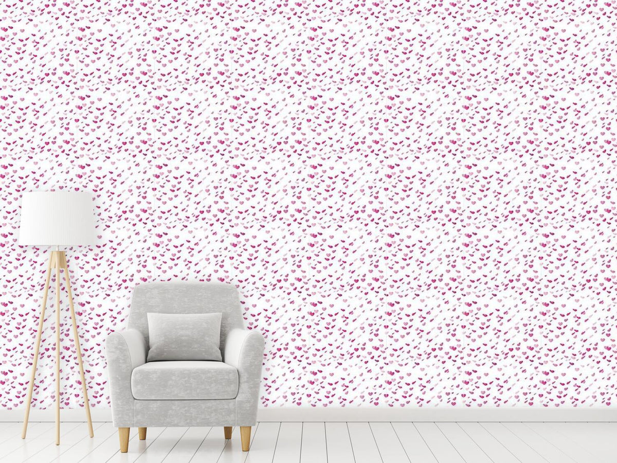 patterned-wallpaper-hearty-rain-on-valentines-day