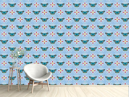 patterned-wallpaper-peacock-butterfly-blue