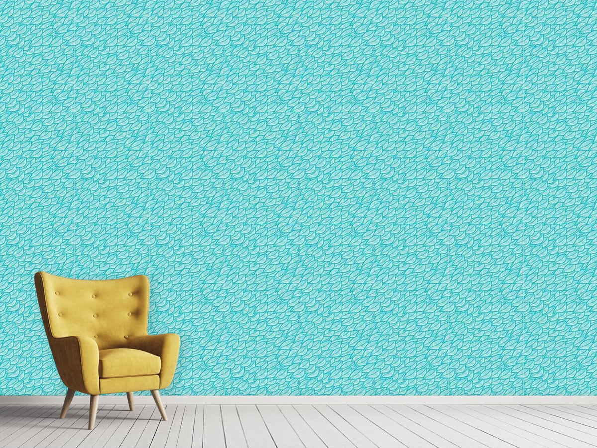 patterned-wallpaper-foliage-waves