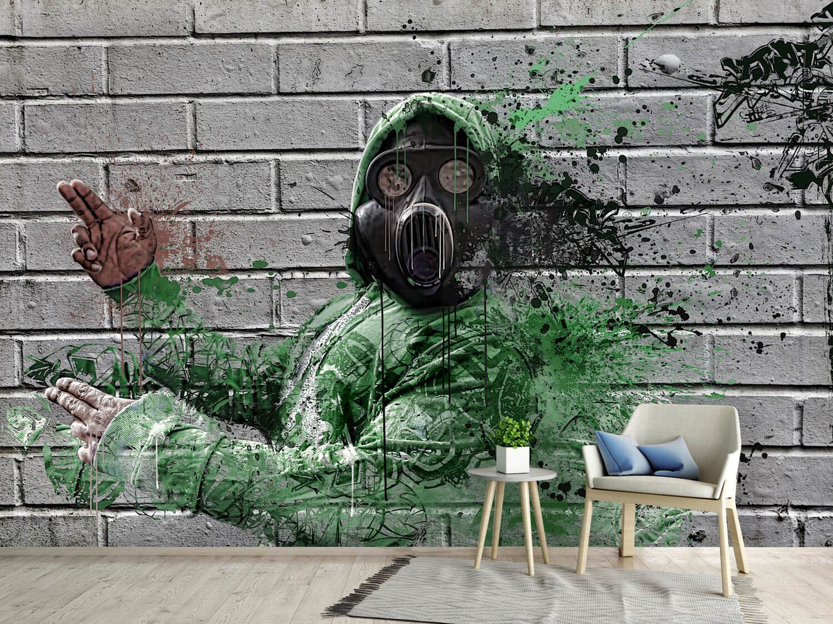 photo-wallpaper-graffiti-gas-mask